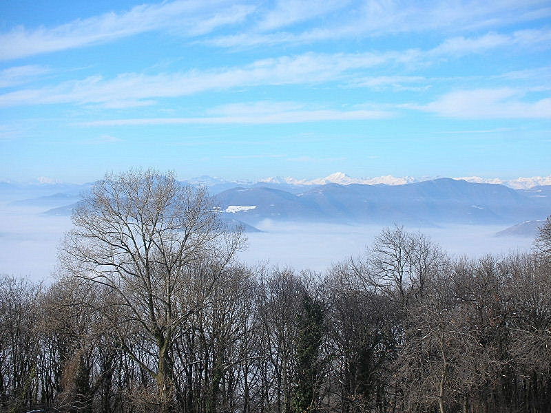 Paesaggi invernali dal Monte Maddalena (BS)